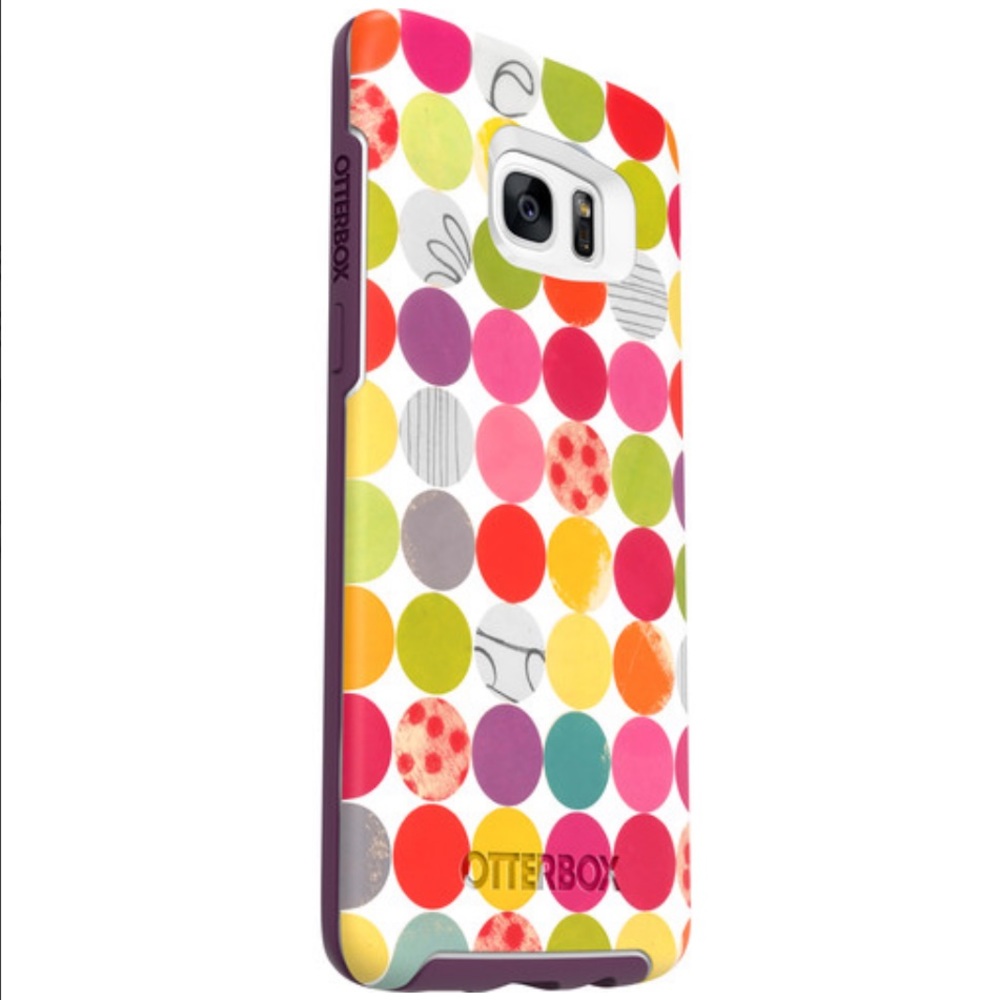 NEW! OTTERBOX Symmetry Series Case Galaxy S7 Edge Gumballs Single-Piece